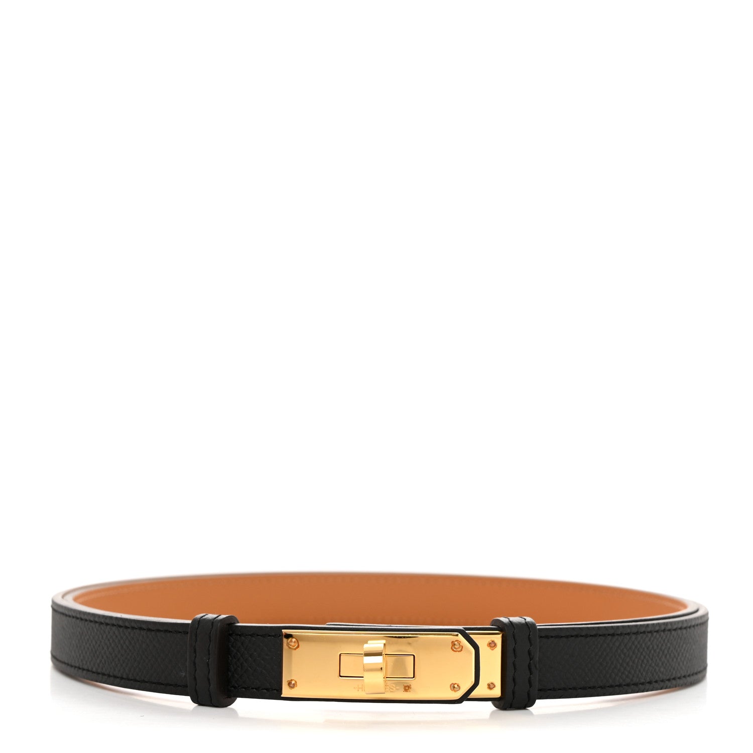 Hermes Epsom Kelly Belt Black 1 of 4
