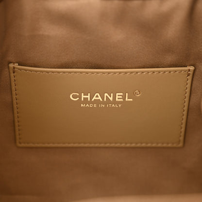 Chanel Metallic Caviar Quilted Small Chanel 25 Handbag Bronze 6 of 10