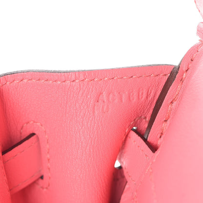 Hermes Swift Birkin 25 Rose Azalee 13 of 36