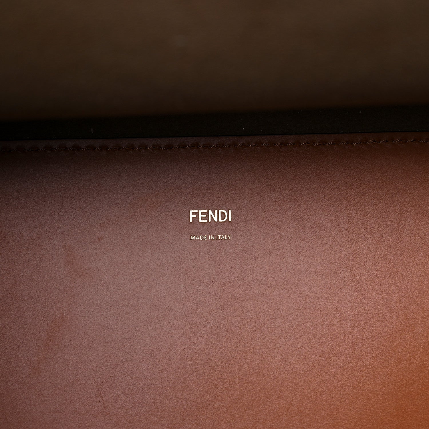 Fendi Vitello King Plexiglass Medium Fendi Sunshine Shopper Tote Cuoio 6 of 19