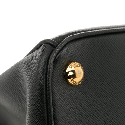 Prada Saffiano Lux Large Galleria Double Zip Tote Black 15 of 16