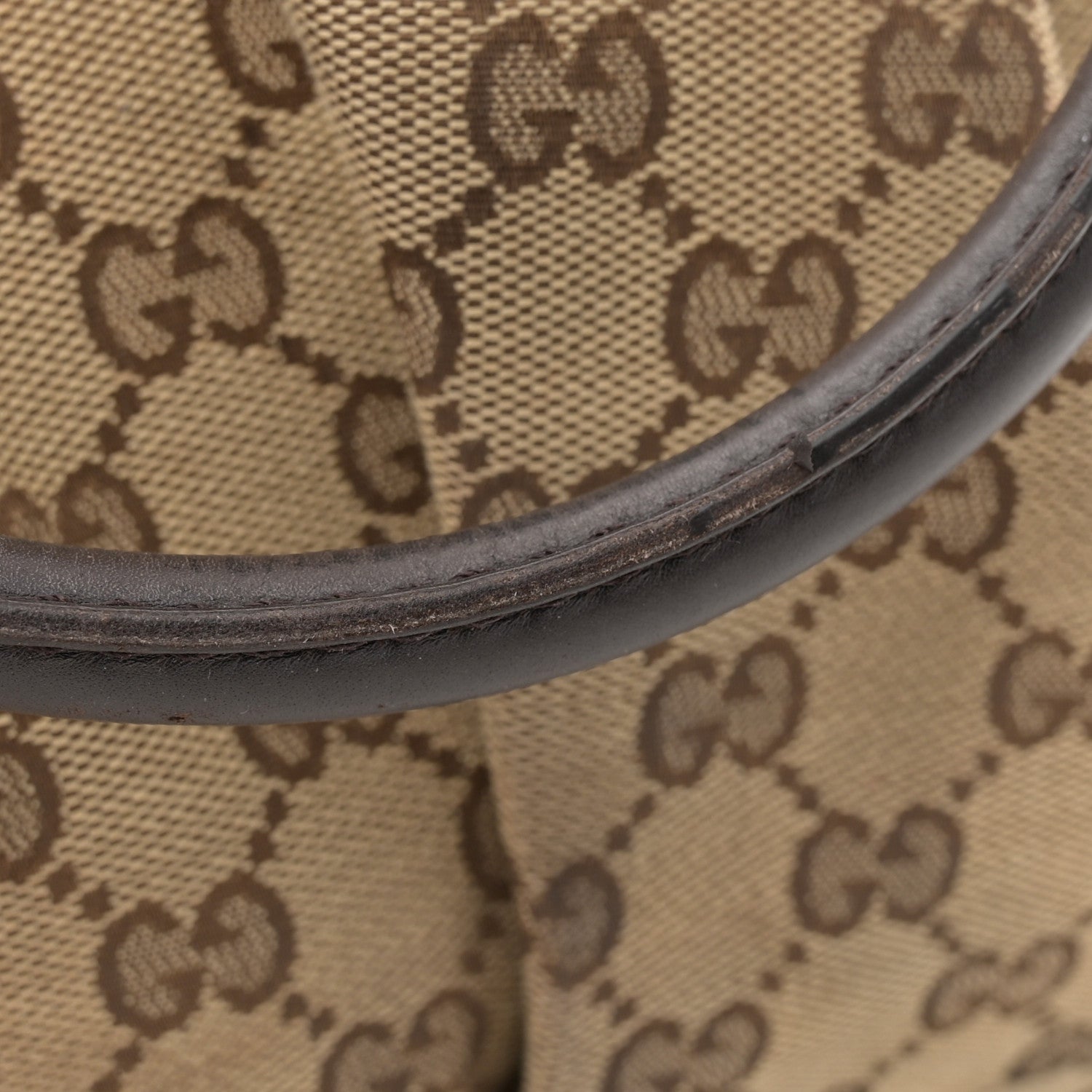 Gucci Monogram Medium Sukey Top Handle Dark Brown 12 of 13