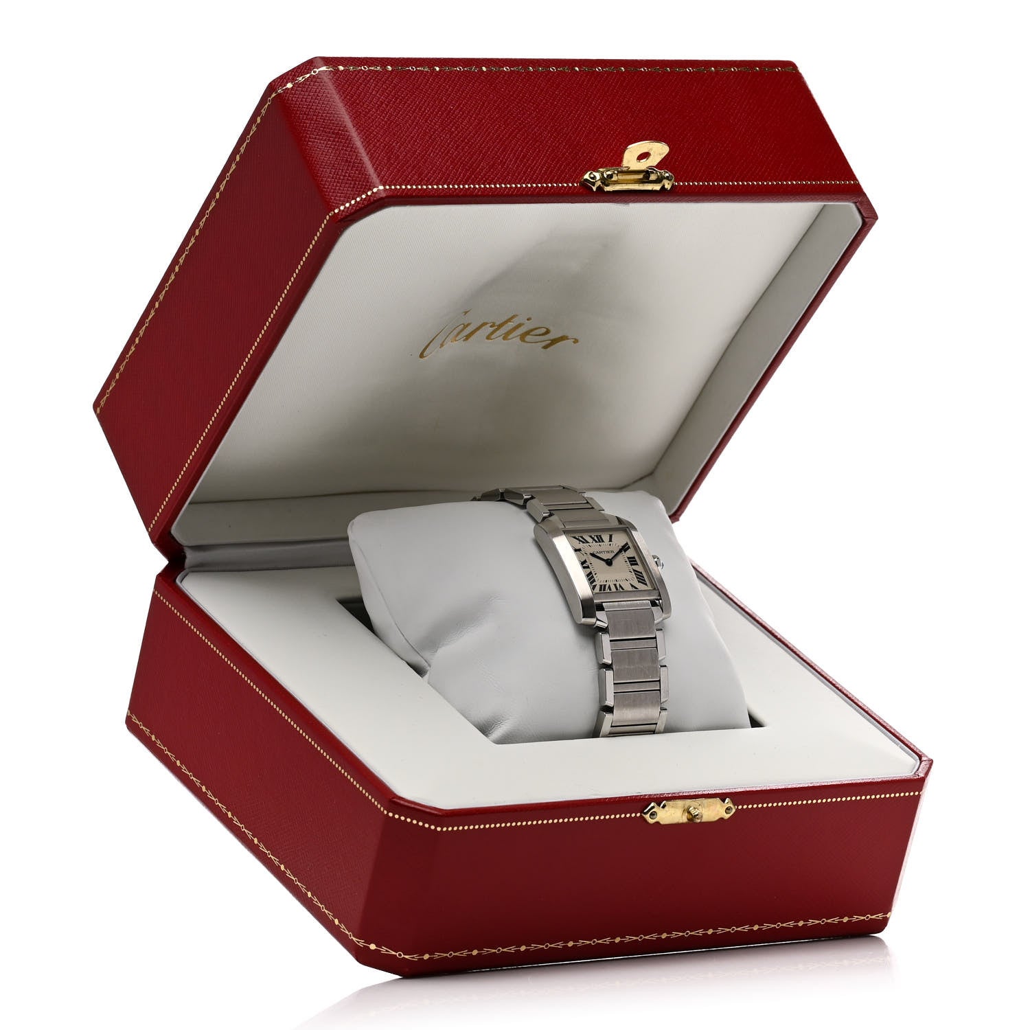 Cartier Stainless Steel 25mm Tank Francaise Quartz Watch 5 of 5