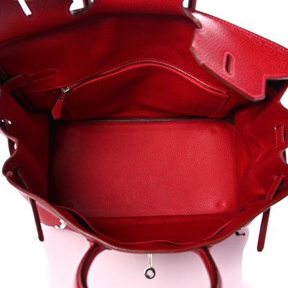 Hermes Buffle Skipper Birkin 35 Rouge Vif 6 of 43