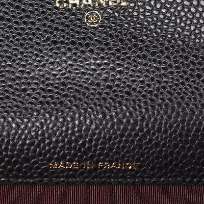 Chanel Caviar Quilted Flap Card Holder Black 7 of 9