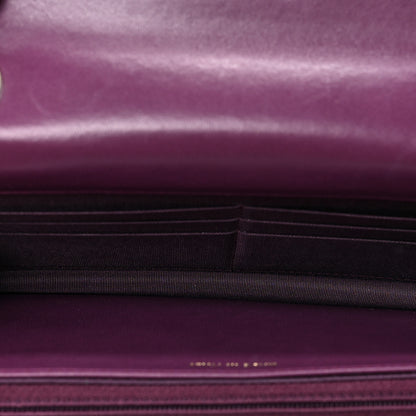 Chanel Lambskin Quilted Trendy CC Wallet On Chain WOC Purple 5 of 9