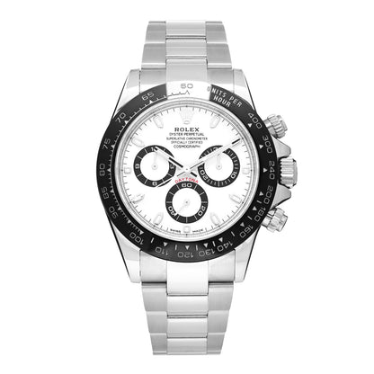 Rolex Stainless Steel 40mm Oyster Perpetual Cosmograph Daytona Panda Watch White 116500LN 1 of 5