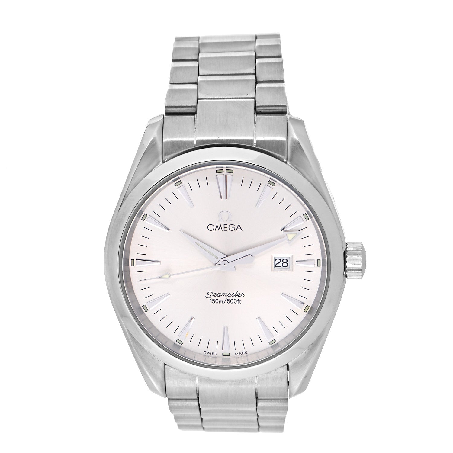 Omega Stainless Steel 39mm Seamaster Aqua Terra Quartz Watch 2517.30 1 of 4