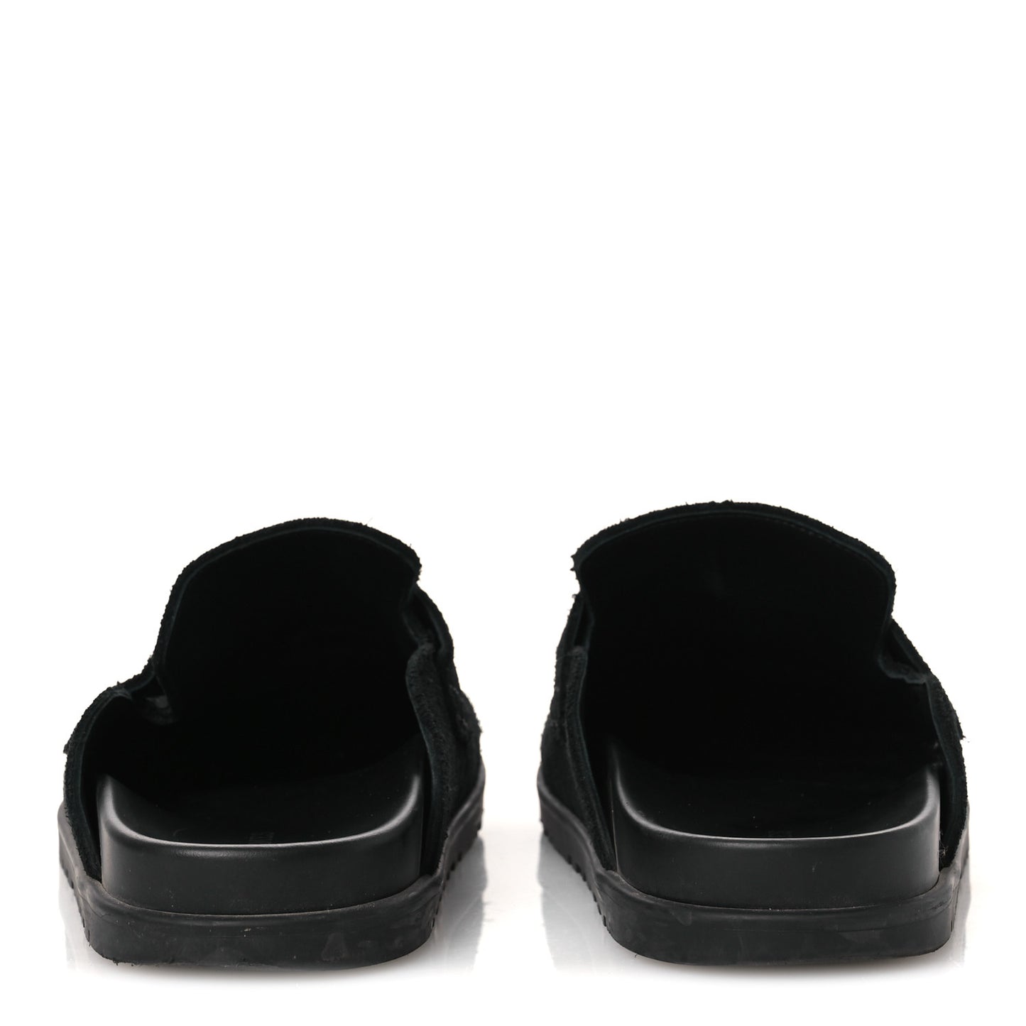 Suede Calfskin Go Mules 37 Black