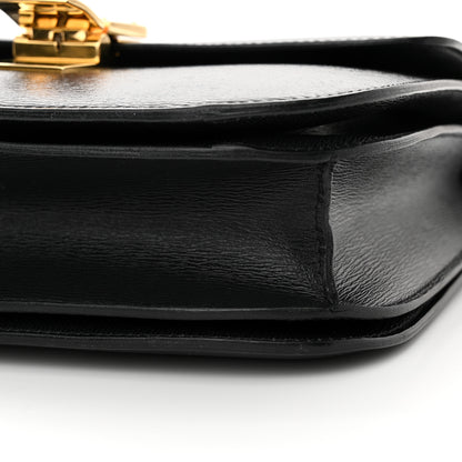 Celine Liege Calfskin Medium Classic Box Flap Bag Black 10 of 12