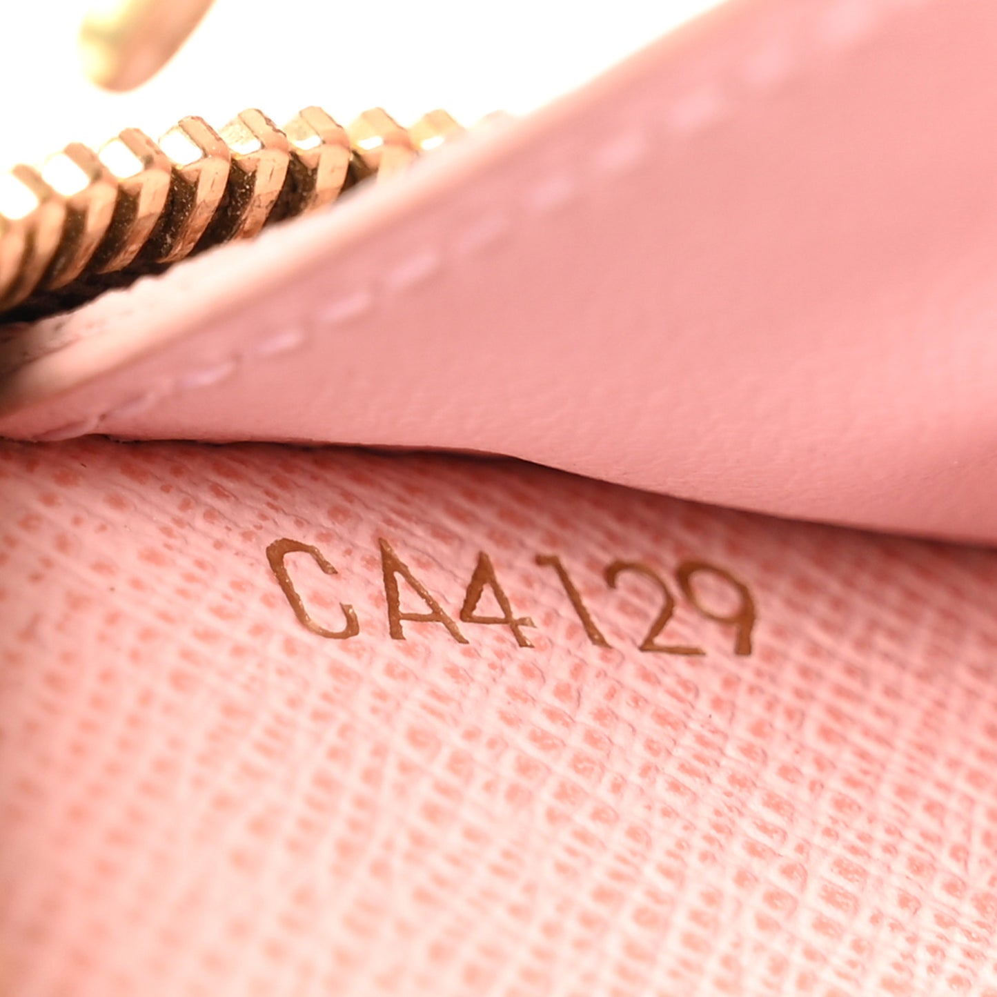 Monogram Clemence Wallet Rose Ballerine
