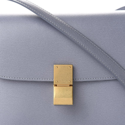 Celine Liege Calfskin Teen Classic Box Flap Bag Arctic Blue 11 of 11