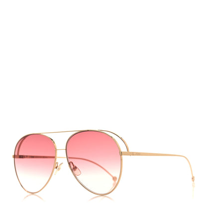 Fendi Metal Aviator Sunglasses FF0286/S Rose Gold 1 of 7