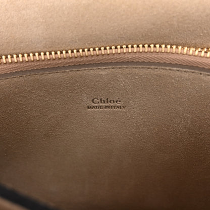 Chloe Calfskin Suede Medium Faye Shoulder Bag Fresh Blue Green 7 of 11