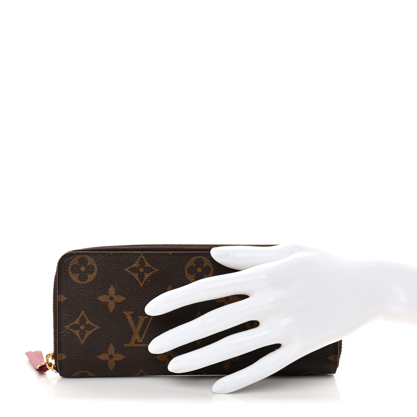 Monogram Clemence Wallet Fuchsia
