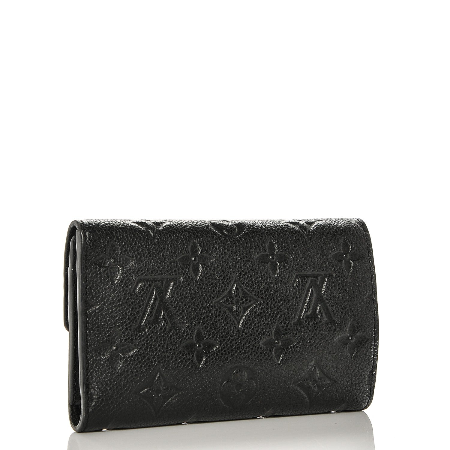 Louis Vuitton Empreinte Compact Curieuse Wallet Black 3 of 6