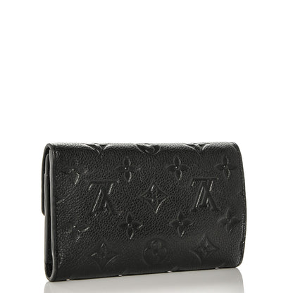 Louis Vuitton Empreinte Compact Curieuse Wallet Black 3 of 6