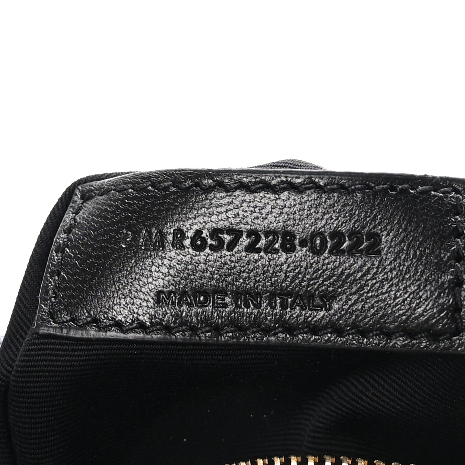 Saint Laurent Calfskin Crocodile Embossed LE 5 A 7 Hobo Black 7 of 10