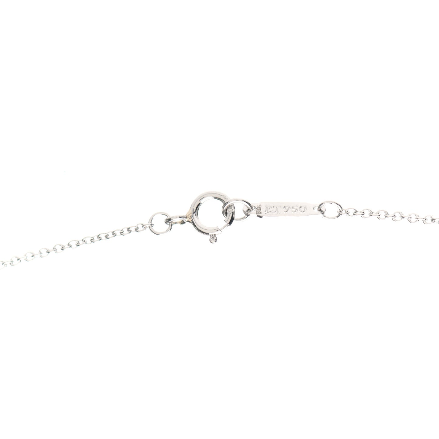 Platinum Diamond Small Paper Flowers Pendant Necklace