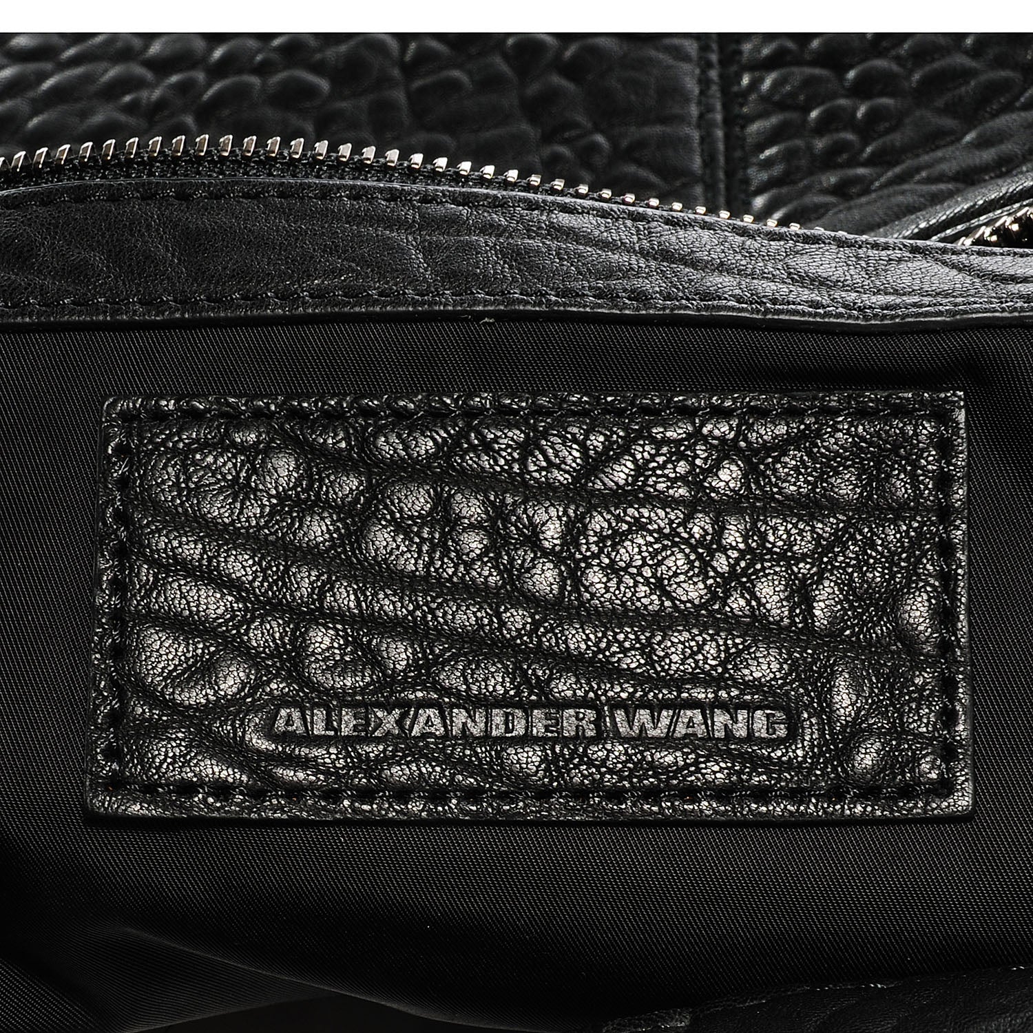 Alexander Wang Pebbled Leather Morgan Hobo Black 6 of 6