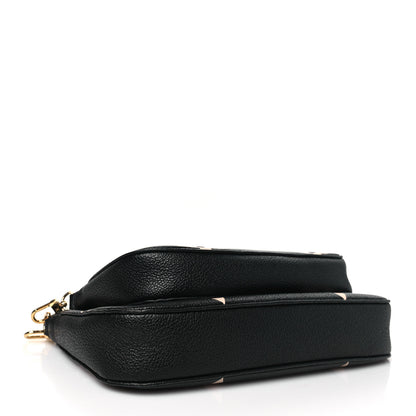 Louis Vuitton Empreinte Monogram Giant Multi Pochette Accessories Black Beige 4 of 12