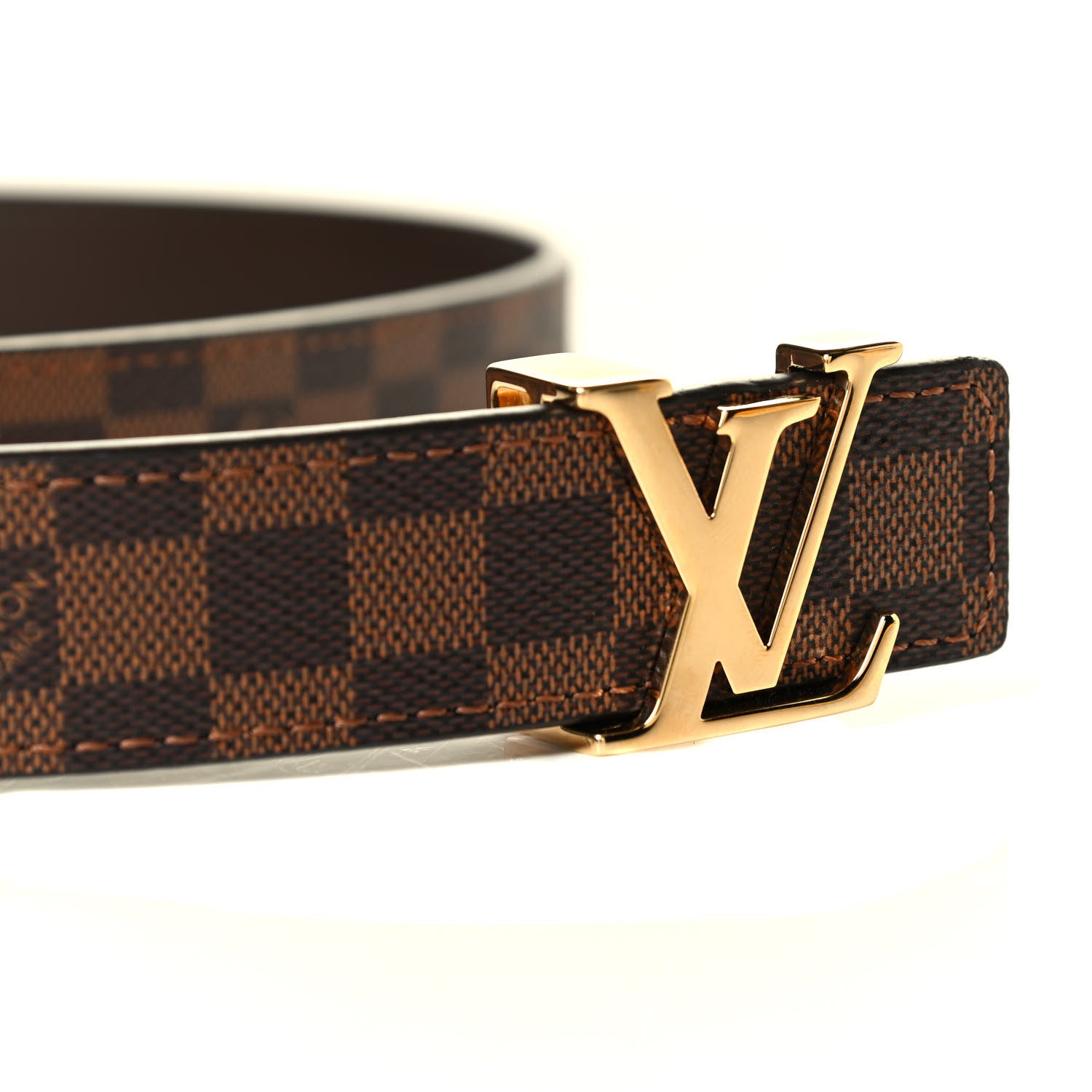 Louis Vuitton Mini Damier Ebene 25mm LV Initiales Belt 90 36 4 of 4
