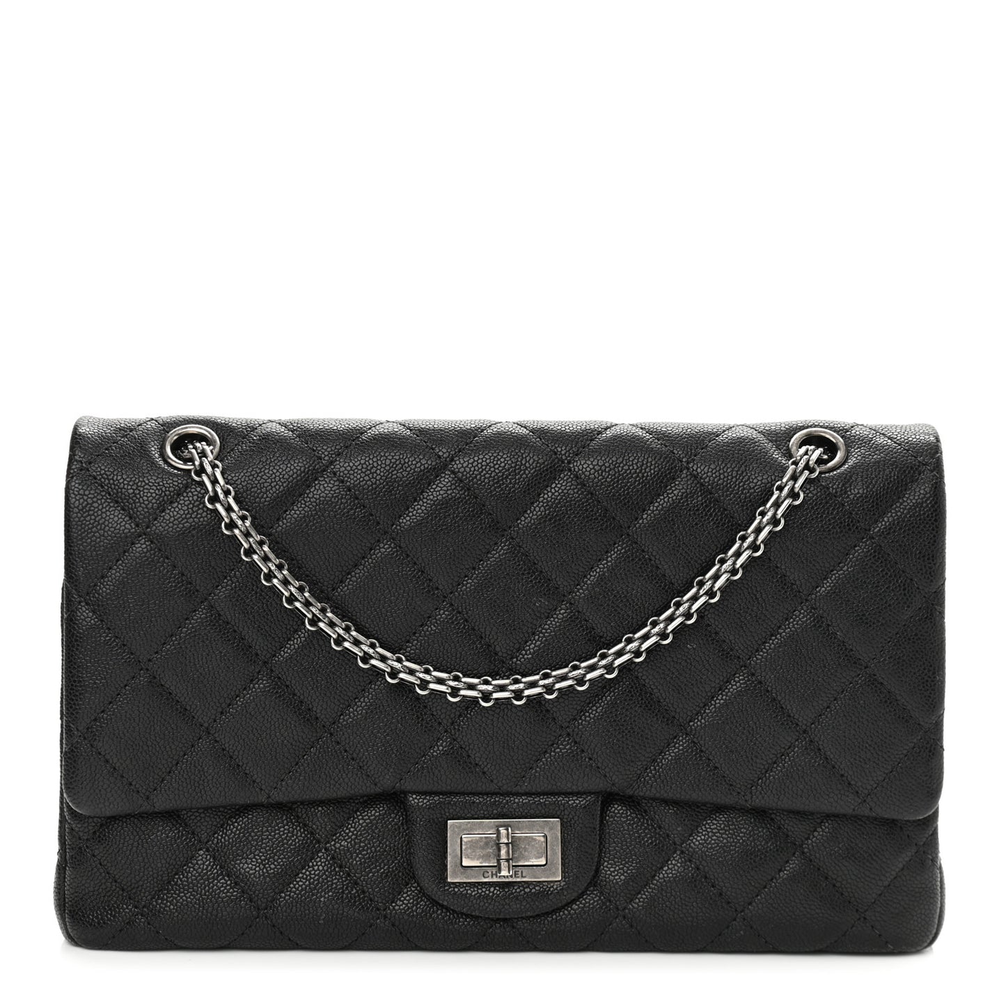 Caviar Quilted 2.55 Reissue 227 Flap Black
