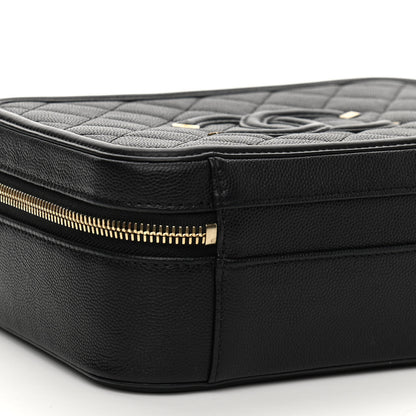 Chanel Caviar Quilted Medium CC Filigree Vanity Case Black 9 of 13