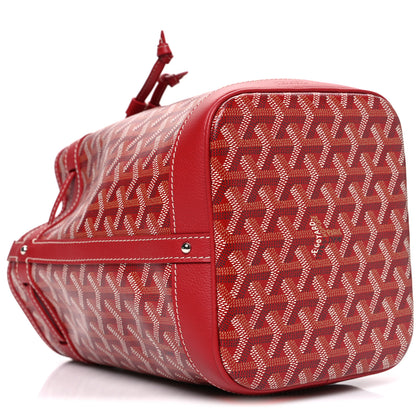 Goyard Goyardine Petit Flot Bucket Bag PM Red 9 of 10