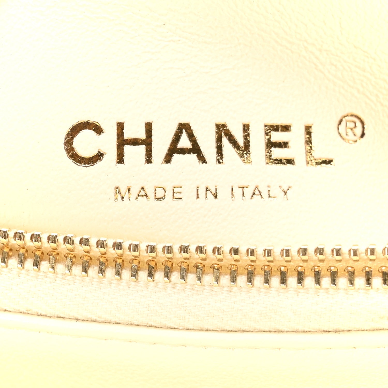 Chanel Calfskin Lizard Chevron Quilted Small Coco Handle Flap Ivory 7 of 9