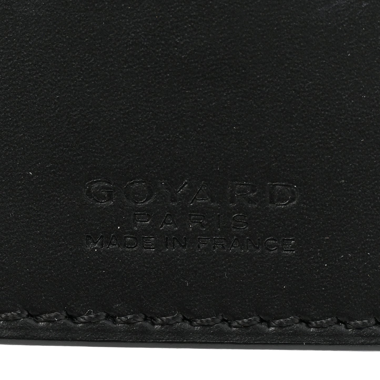 Goyardine Luggage Tag Black