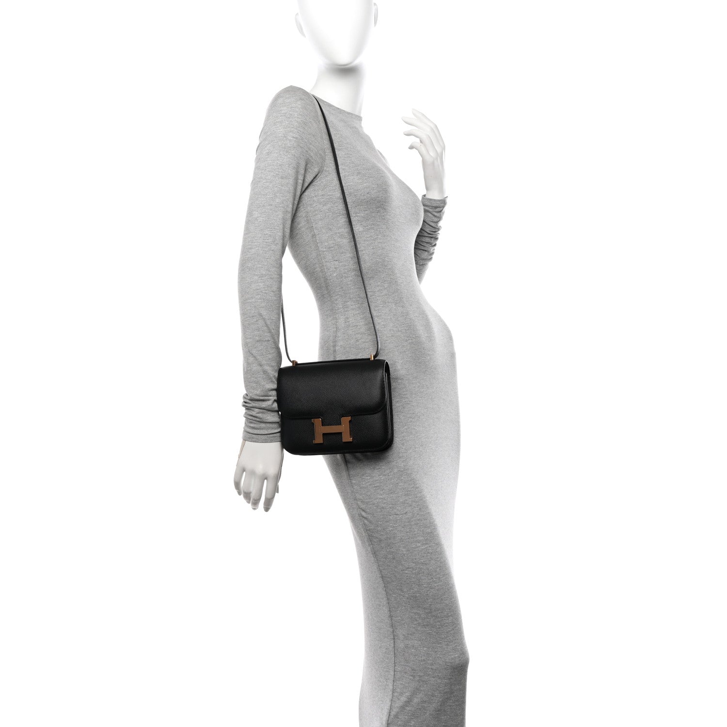 Hermes Epsom Constance 18 Black 2 of 11