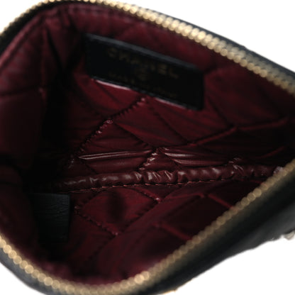 Chanel Aged Calfskin Quilted Lucky Charms 2.55 Small Reissue Cosmetic Case Black 5 of 8