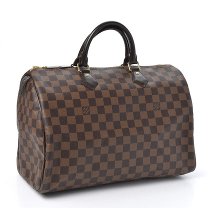 Louis Vuitton Damier Ebene Speedy 35 2 of 8
