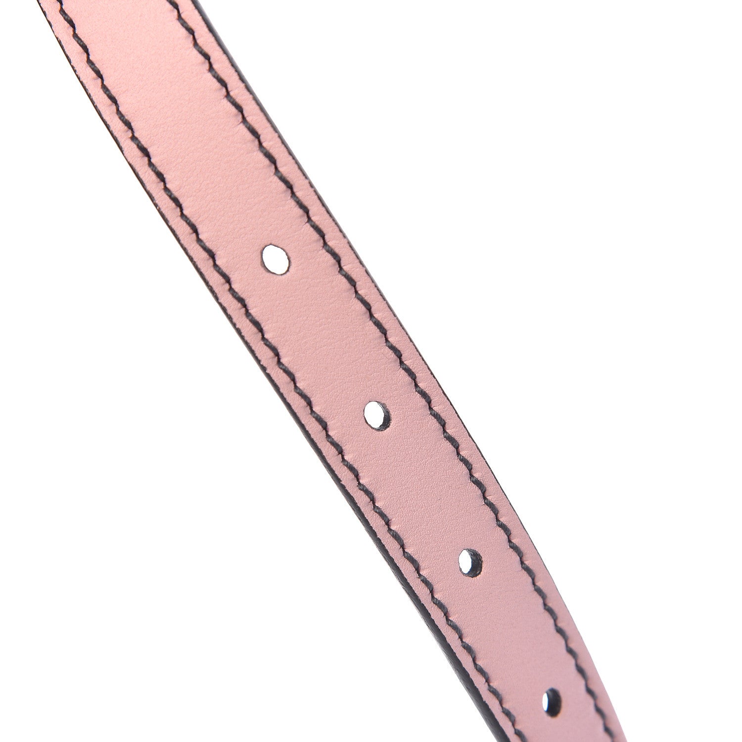 Christian Dior Calfskin D Fence Belt 75 Baby Pink 5 of 7