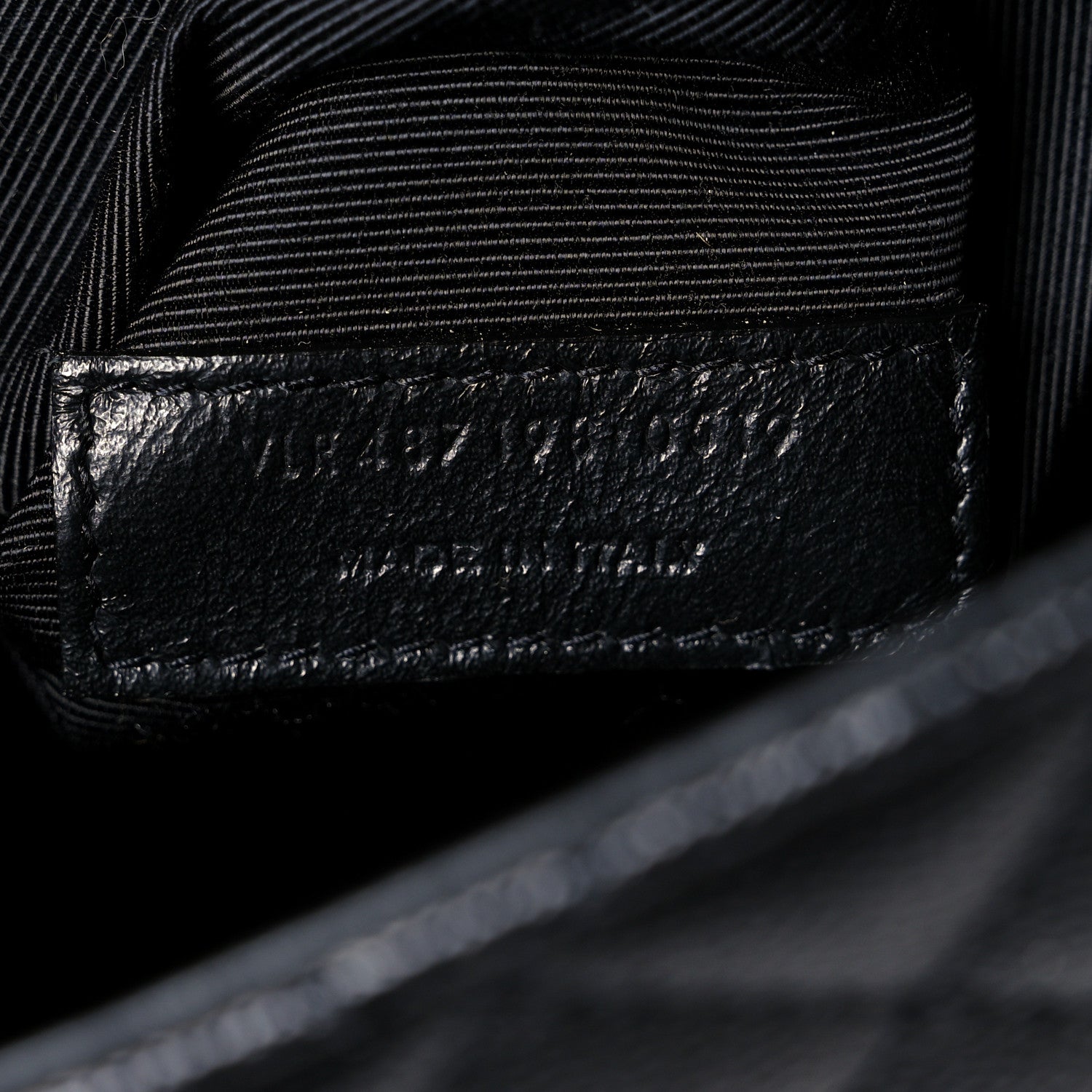 Saint Laurent Grain De Poudre Textured Mixed Matelasse Large Triquilt Monogram Satchel Black 6 of 18
