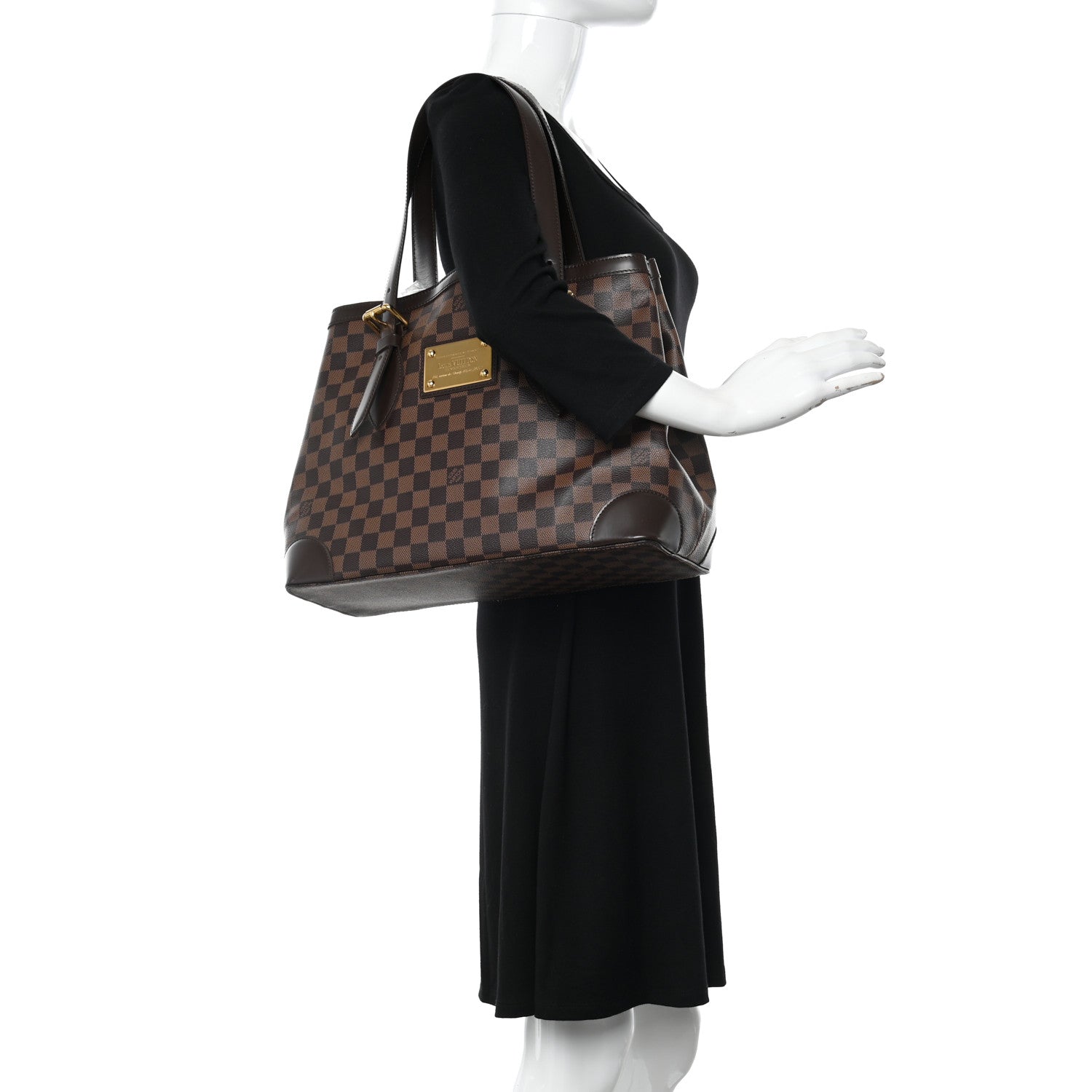 Louis Vuitton Damier Ebene Hampstead MM 2 of 11