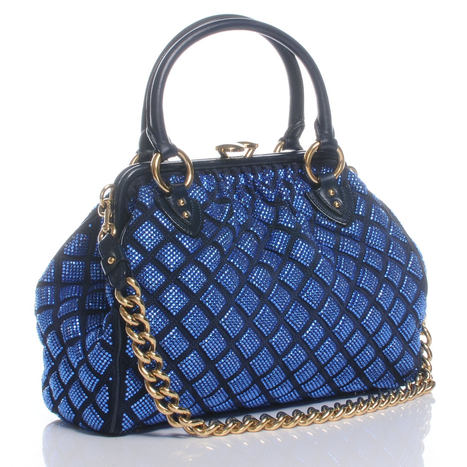 Marc Jacobs Satin Swarovski Crystals Night In Rio Stam Blue 3 of 8