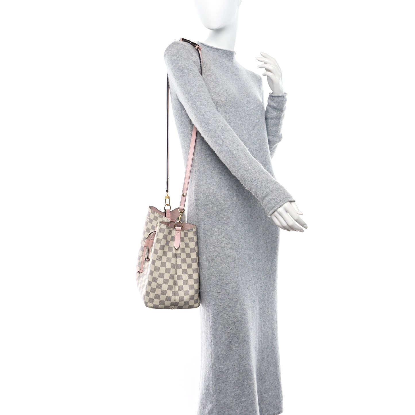 Damier Azur Neonoe MM Eau De Rose