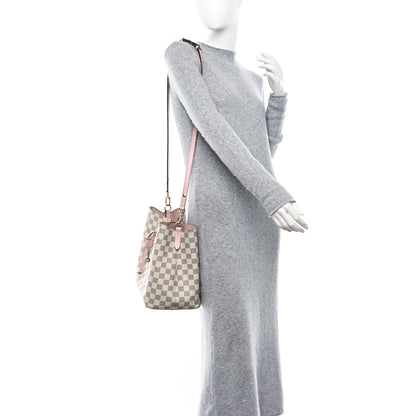 Louis Vuitton Damier Azur Neonoe MM Eau De Rose 3 of 12