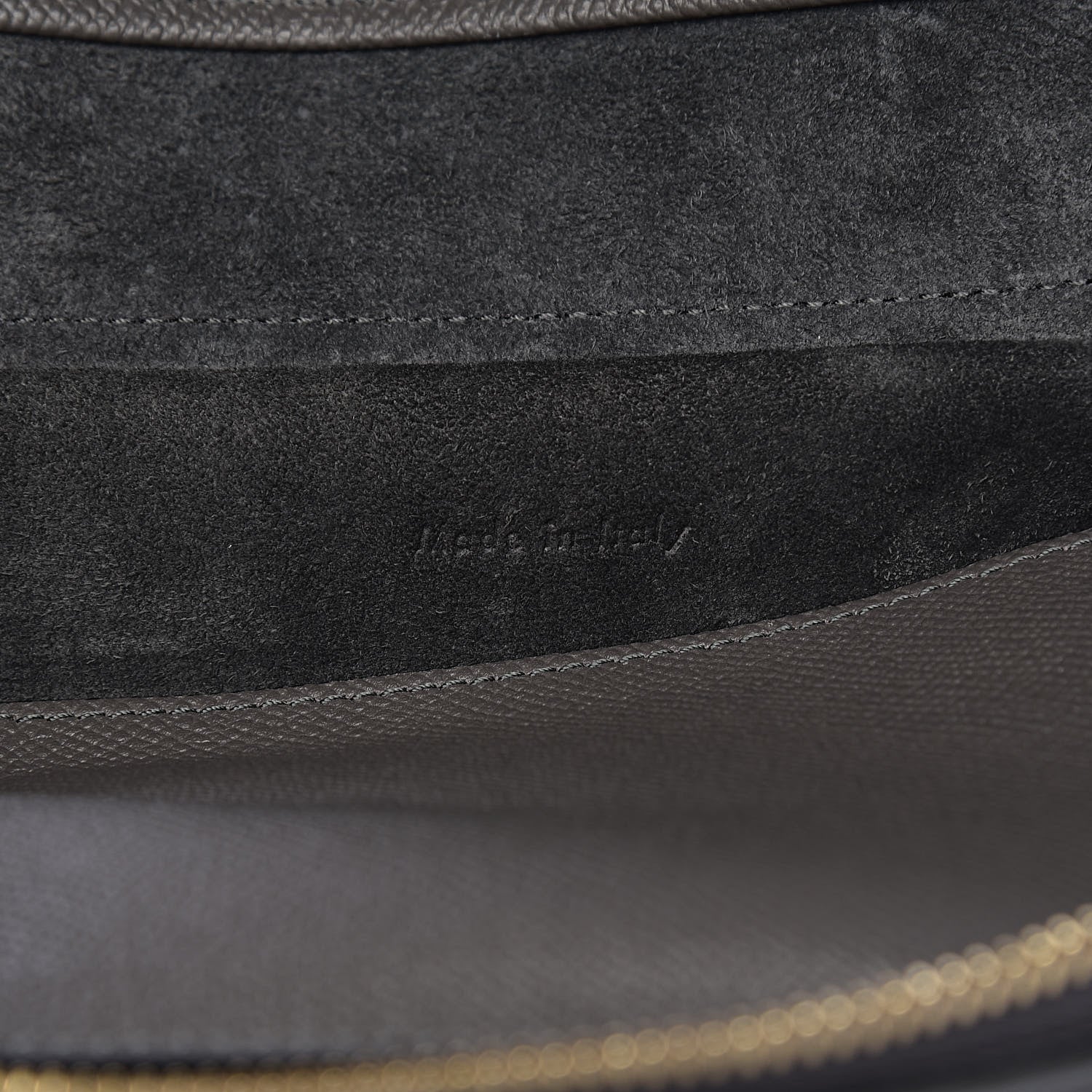 Celine Grained Calfskin Micro Belt Bag Grey 6 of 10