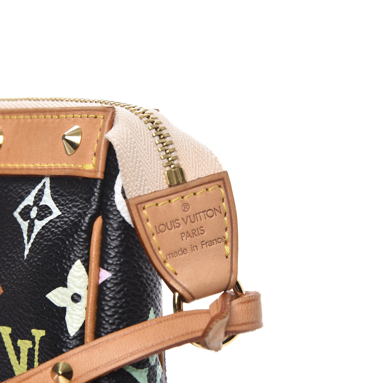 Louis Vuitton Monogram Multicolor Pochette Accessories Black 6 of 10