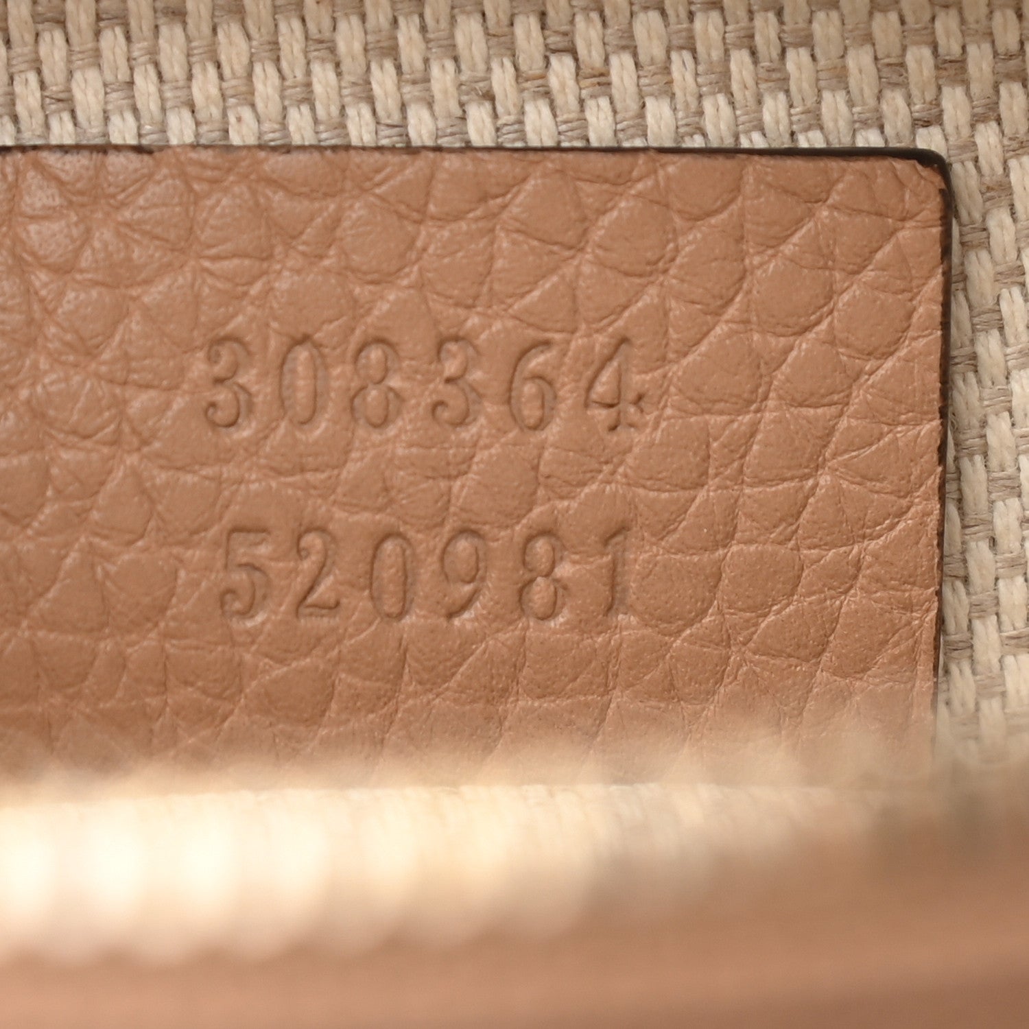 Gucci Pebbled Calfskin Small Soho Disco Bag Camelia 7 of 11