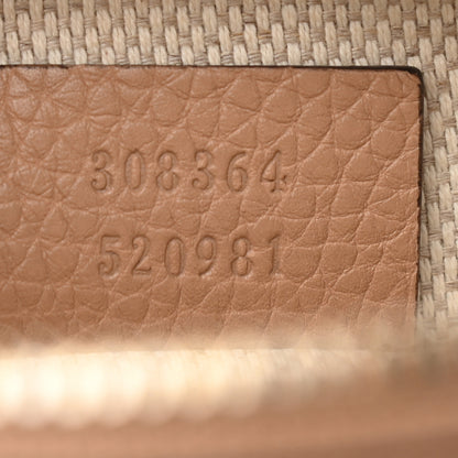 Gucci Pebbled Calfskin Small Soho Disco Bag Camelia 7 of 11