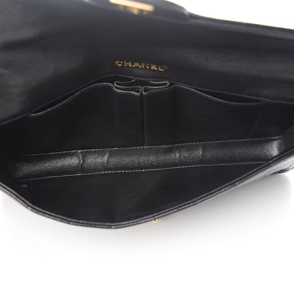 Chanel Lambskin East West Chocolate Bar Flap Black 4 of 9
