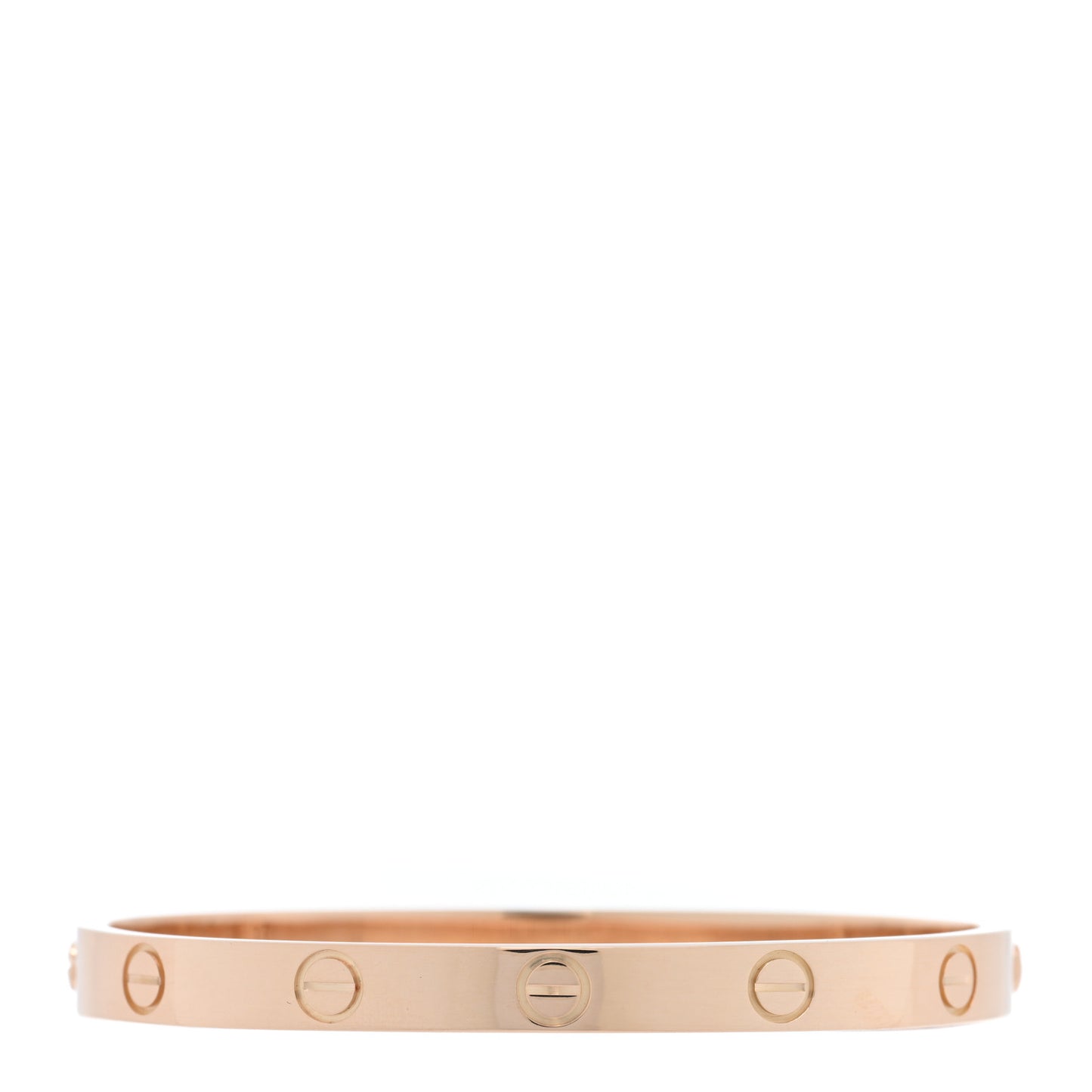 18K Pink Gold LOVE Bracelet 17