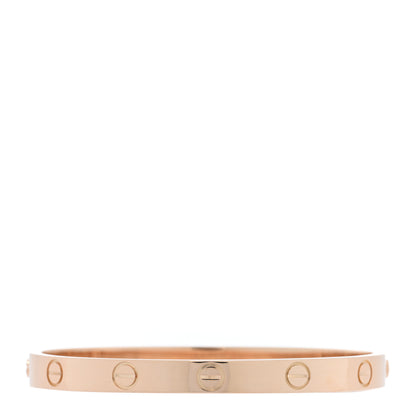 Cartier 18K Pink Gold LOVE Bracelet 17 2 of 8