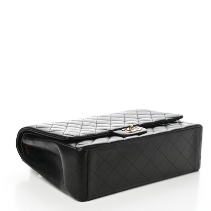 Chanel Lambskin Quilted Maxi Double Flap Black 4 of 10