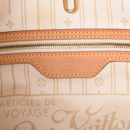 Louis Vuitton Damier Azur Neverfull MM 7 of 20