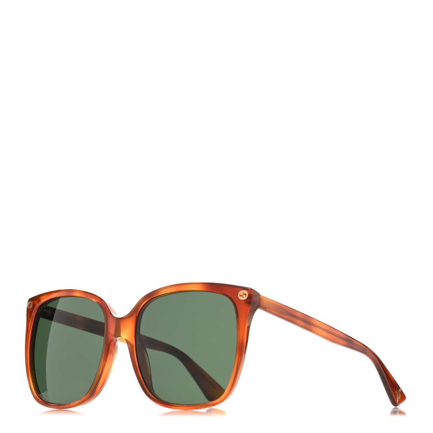 Gucci Acetate GG Sunglasses GG0022S Tortoise 1 of 7